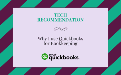 Tech Recommendation: Quickbooks for bookkeeping